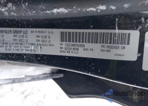 2015 Chrysler 200 Limited from USA, damaged, VIN 1C3CCCAB9FN528996